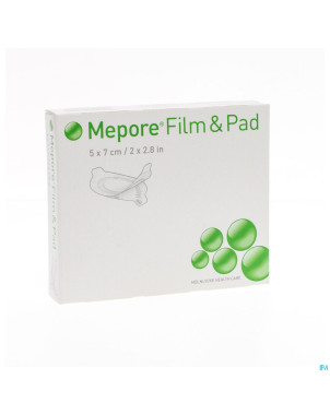 Mepore film + pad oval   5x 7cm 5 275310