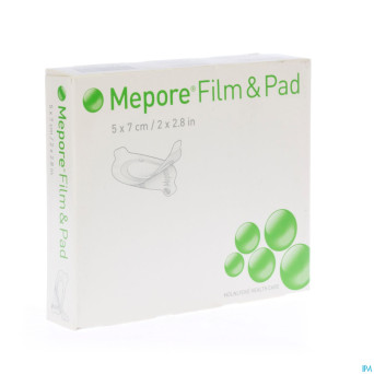 Mepore film + pad oval   5x 7cm 5 275310