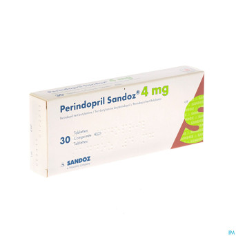 Perindopril sandoz 4 mg sandoz comp  30 x 4 mg