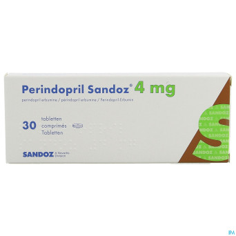 Perindopril sandoz 4 mg sandoz comp  30 x 4 mg