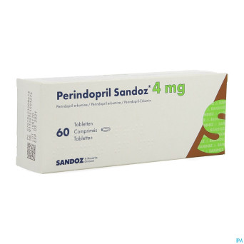 Perindopril sandoz 4 mg sandoz comp  60 x 4 mg