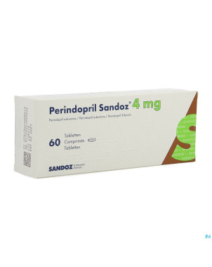 Perindopril sandoz 4 mg sandoz comp  60 x 4 mg