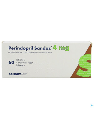 Perindopril sandoz 4 mg sandoz comp  60 x 4 mg