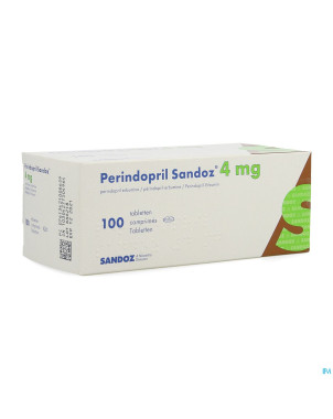 Perindopril sandoz 4 mg sandoz comp 100 x 4 mg