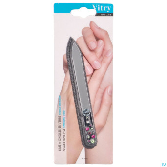 Vitry lime ongles verre strass swarovski    1073s