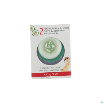 Facialderm patch concombre  2