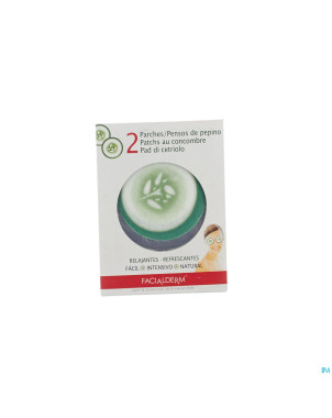 Facialderm patch concombre  2