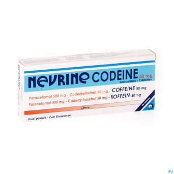 Nevrine codeine 30 mg comp 20