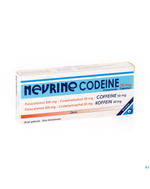 Nevrine codeine 30 mg comp 20