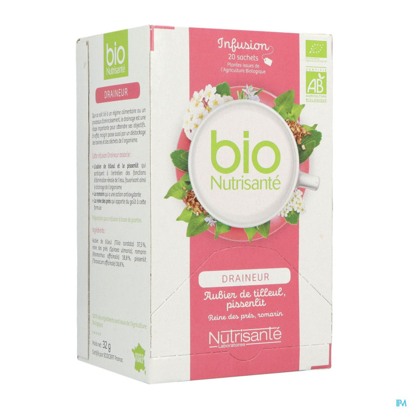 Infusion bio draineur    sach 20