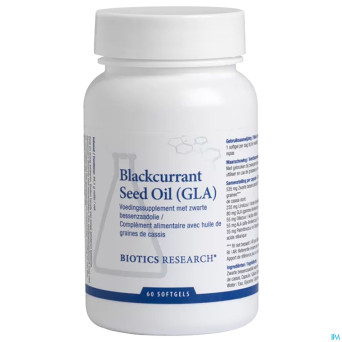 Black current seed oil biotics caps  60