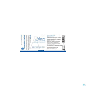 Black current seed oil biotics caps  60