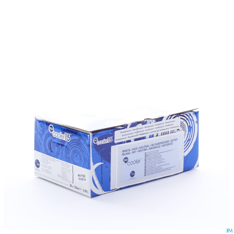 Pku cooler 15 blanc    30x130ml