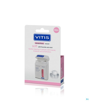 Vitis floss waxed fluor mint 50m    1650
