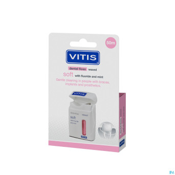 Vitis floss waxed fluor mint 50m    1650