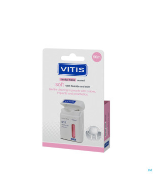 Vitis floss waxed fluor mint 50m    1650
