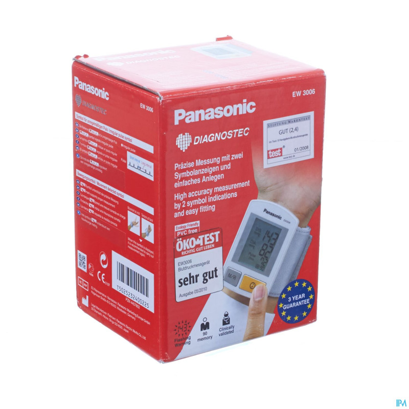 Panasonic tensiometre poignet