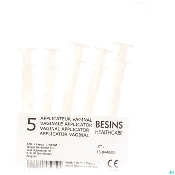 Applicateurs vaginaux besins healthcare 5