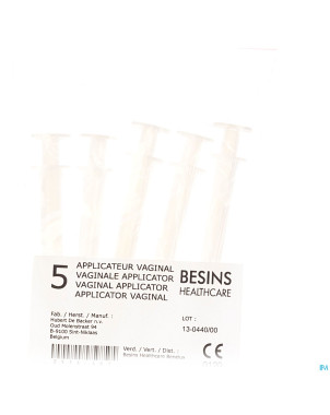 Applicateurs vaginaux besins healthcare 5