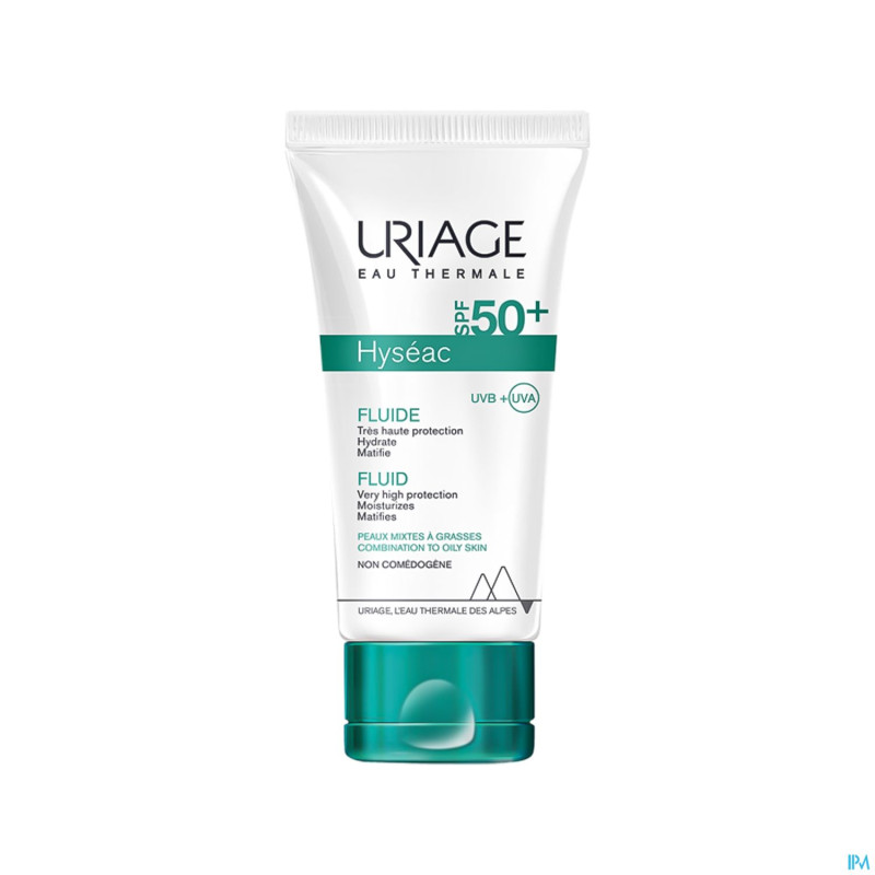 Uriage hyseac fluide sol ip50 p mixte-pg tube 50ml