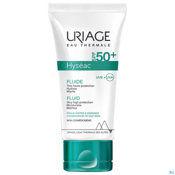 Uriage hyseac fluide sol ip50 p mixte-pg tube 50ml