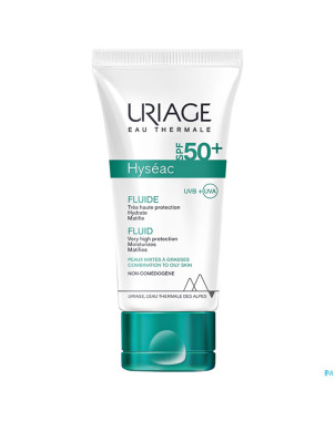 Uriage hyseac fluide sol ip50 p mixte-pg tube 50ml
