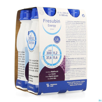 Fresubin energy drink cassis    fl 4x200ml