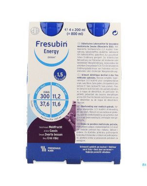 Fresubin energy drink cassis    fl 4x200ml