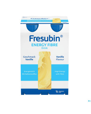 Fresubin energy fibre drink vanille    fl 4x200ml