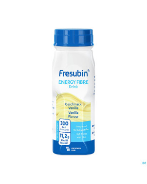 Fresubin energy fibre drink vanille    fl 4x200ml