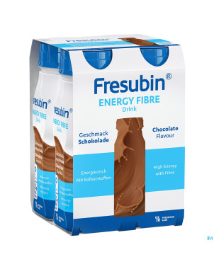 Fresubin energy fibre drink chocolat    fl 4x200ml