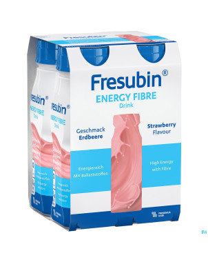 Fresubin energy fibre drink fraise    fl 4x200ml