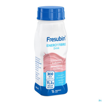 Fresubin energy fibre drink fraise    fl 4x200ml