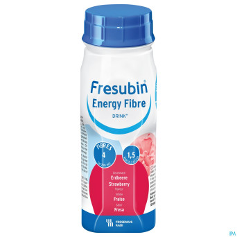 Fresubin energy fibre drink fraise    fl 4x200ml