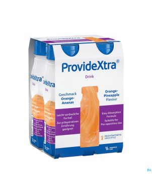 Provide xtra drink ananas-orange    fl 4x200ml