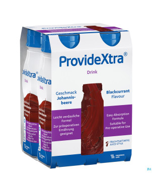 Provide xtra drink cassis    fl 4x200ml