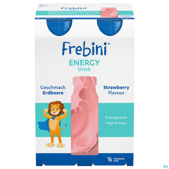 Frebini energy drink enfants fraise fl 4x200ml