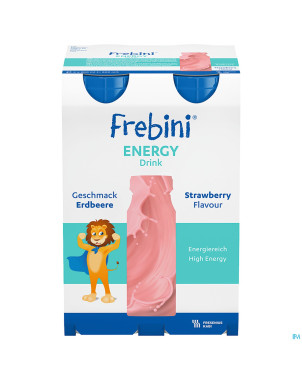 Frebini energy drink enfants fraise fl 4x200ml