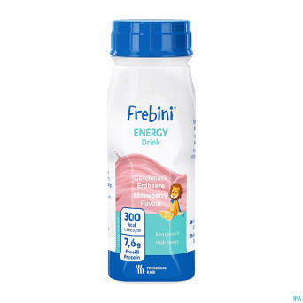 Frebini energy drink enfants fraise fl 4x200ml