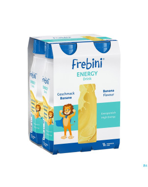 Frebini energy drink enfants banane fl 4x200ml