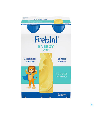 Frebini energy drink enfants banane fl 4x200ml