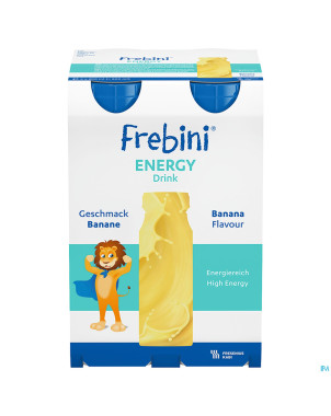 Frebini energy drink enfants banane fl 4x200ml