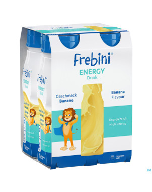 Frebini energy drink enfants banane fl 4x200ml