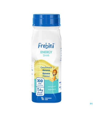 Frebini energy drink enfants banane fl 4x200ml