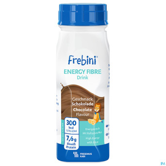 Frebini energy fibre drink enf chocolat fl 4x200ml