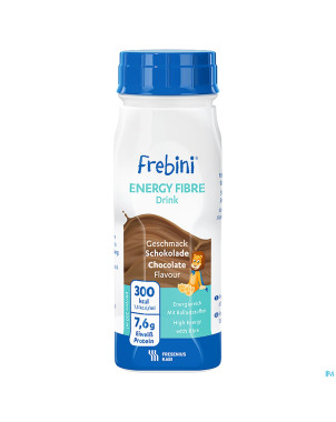 Frebini energy fibre drink enf chocolat fl 4x200ml