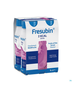 Fresubin 2 kcal drink fruit foret    fl 4x200ml