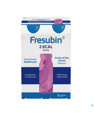 Fresubin 2 kcal drink fruit foret    fl 4x200ml