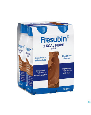 Fresubin 2 kcal fibre drink chocolat fl 4x200ml