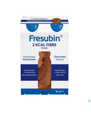 Fresubin 2 kcal fibre drink chocolat fl 4x200ml